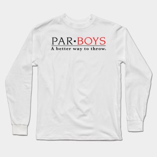 Par Boys Disc Golf Team Shirt Long Sleeve T-Shirt